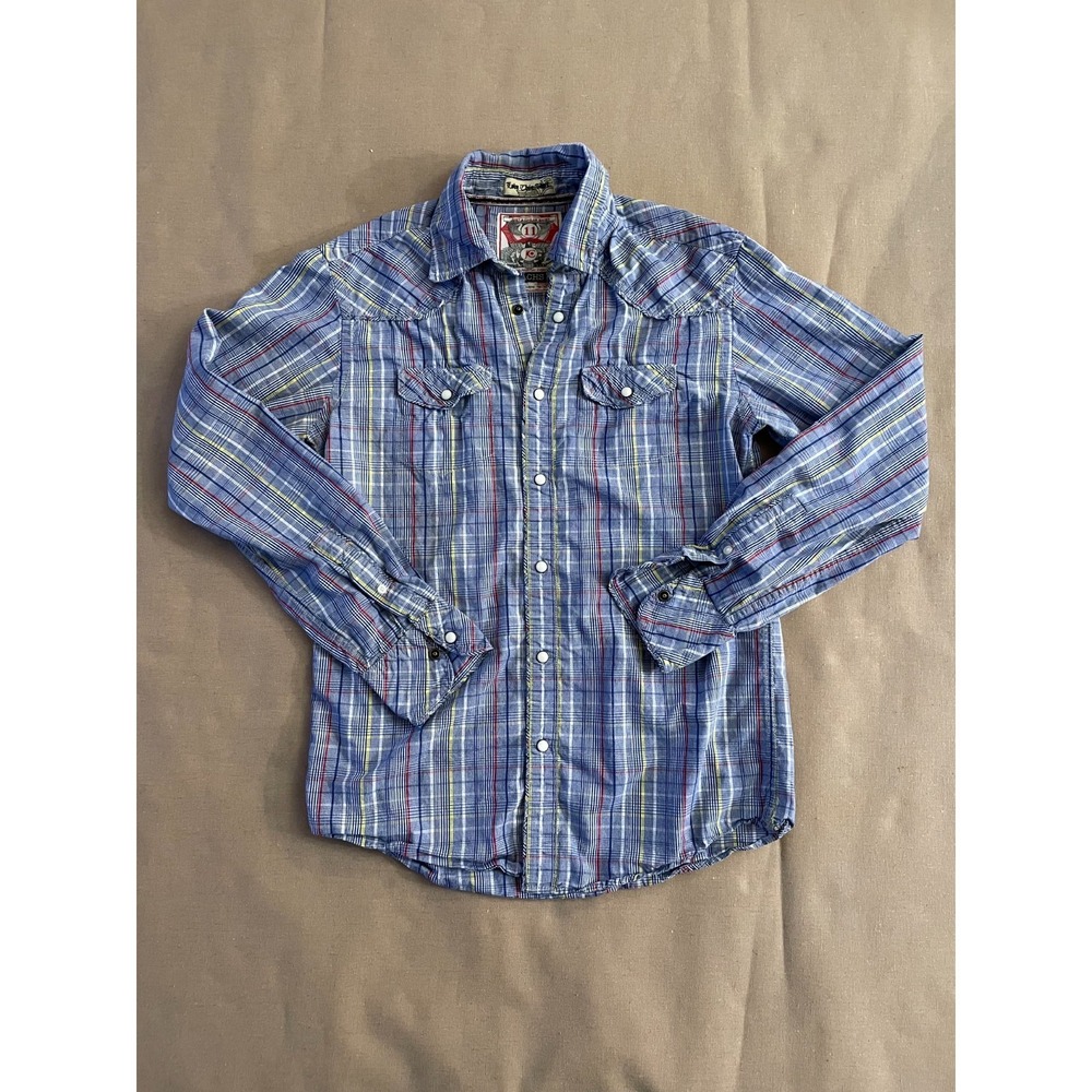 JACH'S Shirt Men's Size S/M Pearl Button-Down Western, 'Just A Cheap Shirt'